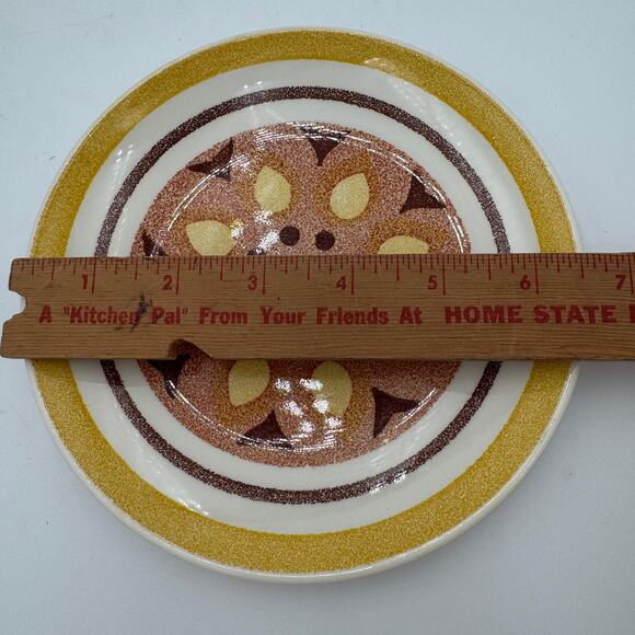 Set/4 Vtg "Yellow Star" Bread & Butter Plates by Taylor Smith Taylor (TST) 6.5" - Picture 6 of 12